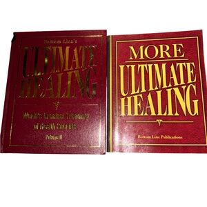 Ultimate Healing Book Set in Red and Gold